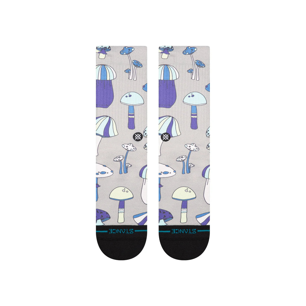 Stance Microbial String Grey Crew Socks