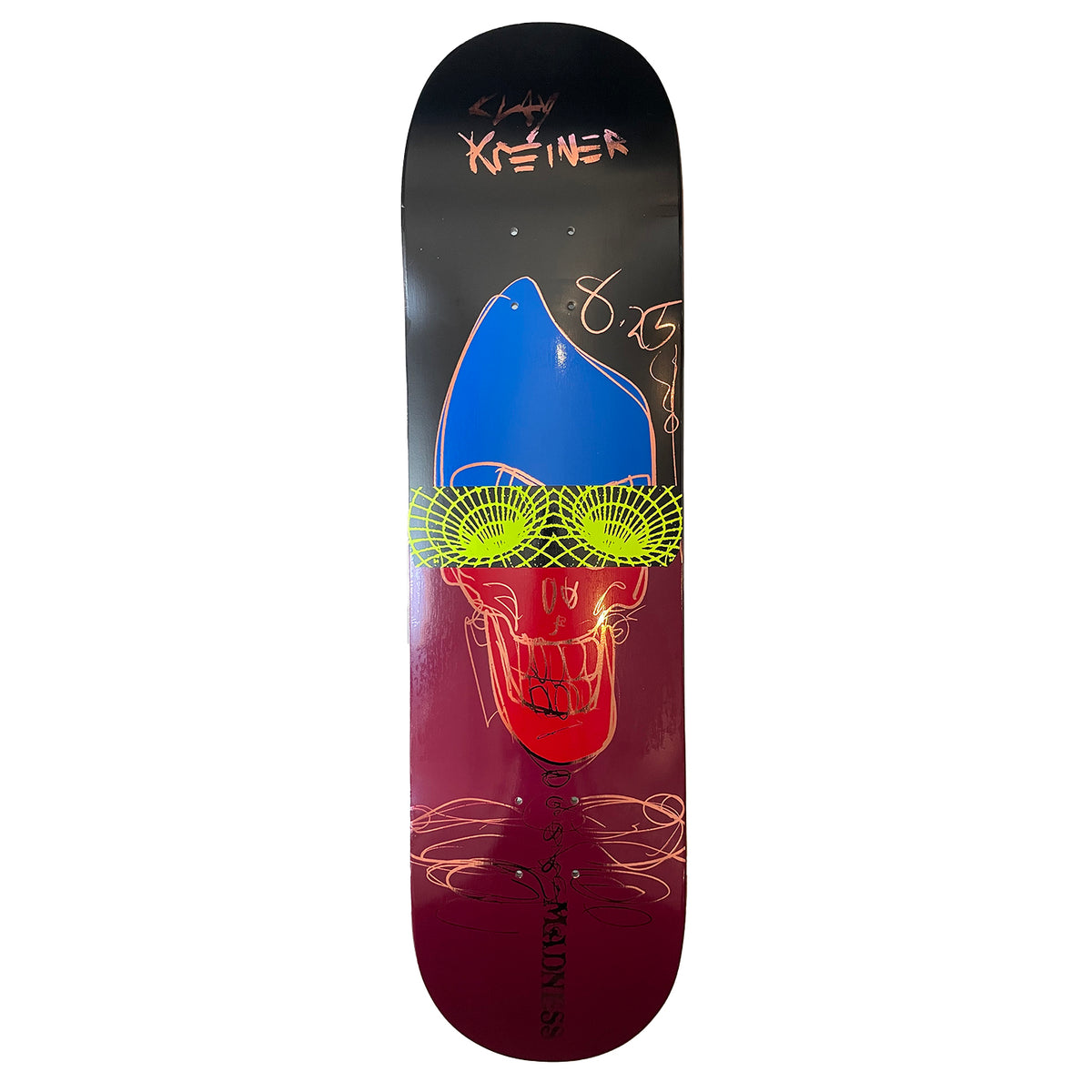 Madness Clay Kreiner Intergalactic Bronze Impact Pro Light 8.25" Skateboard Deck