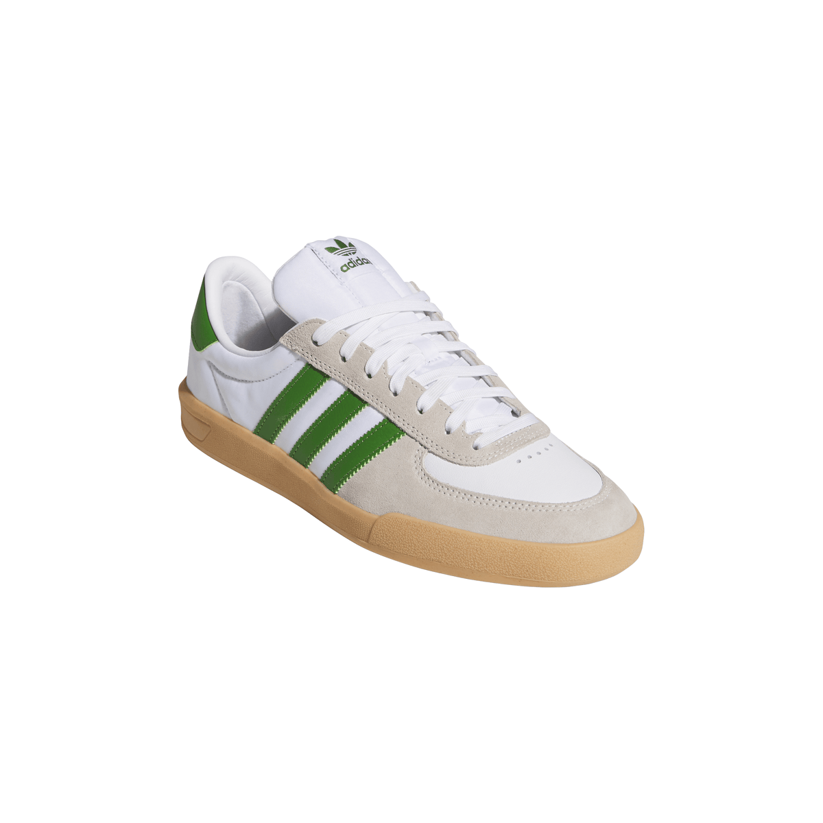 Adidas Glenburn White/Crew Green/Gum Shoes