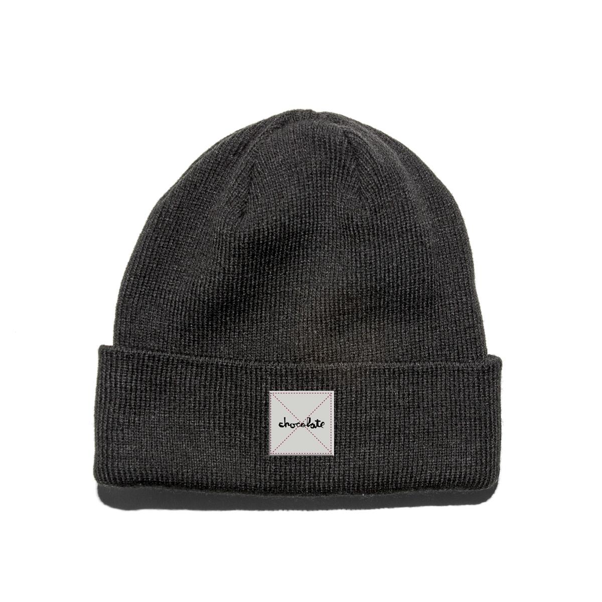 Chocolate Reflective Black Work Beanie