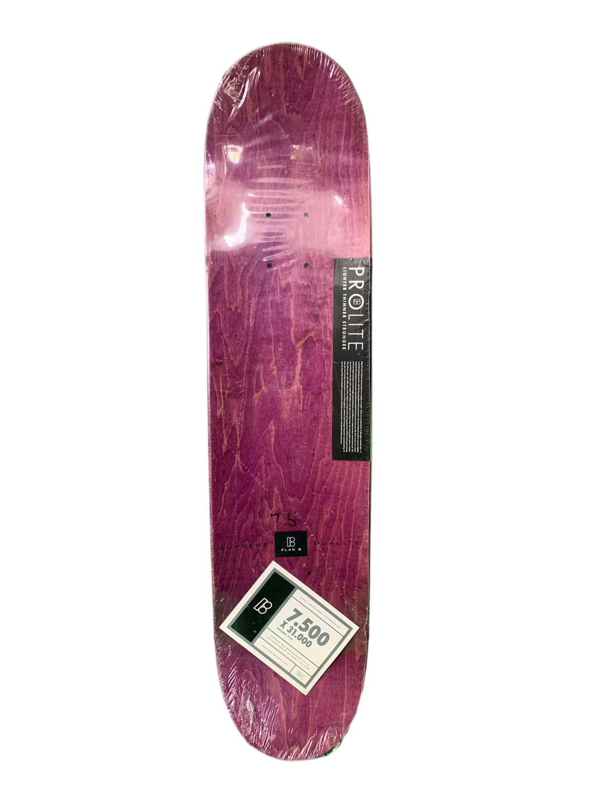 Plan B Ryan Sheckler Rasta 7.5" Classic Skateboard Deck