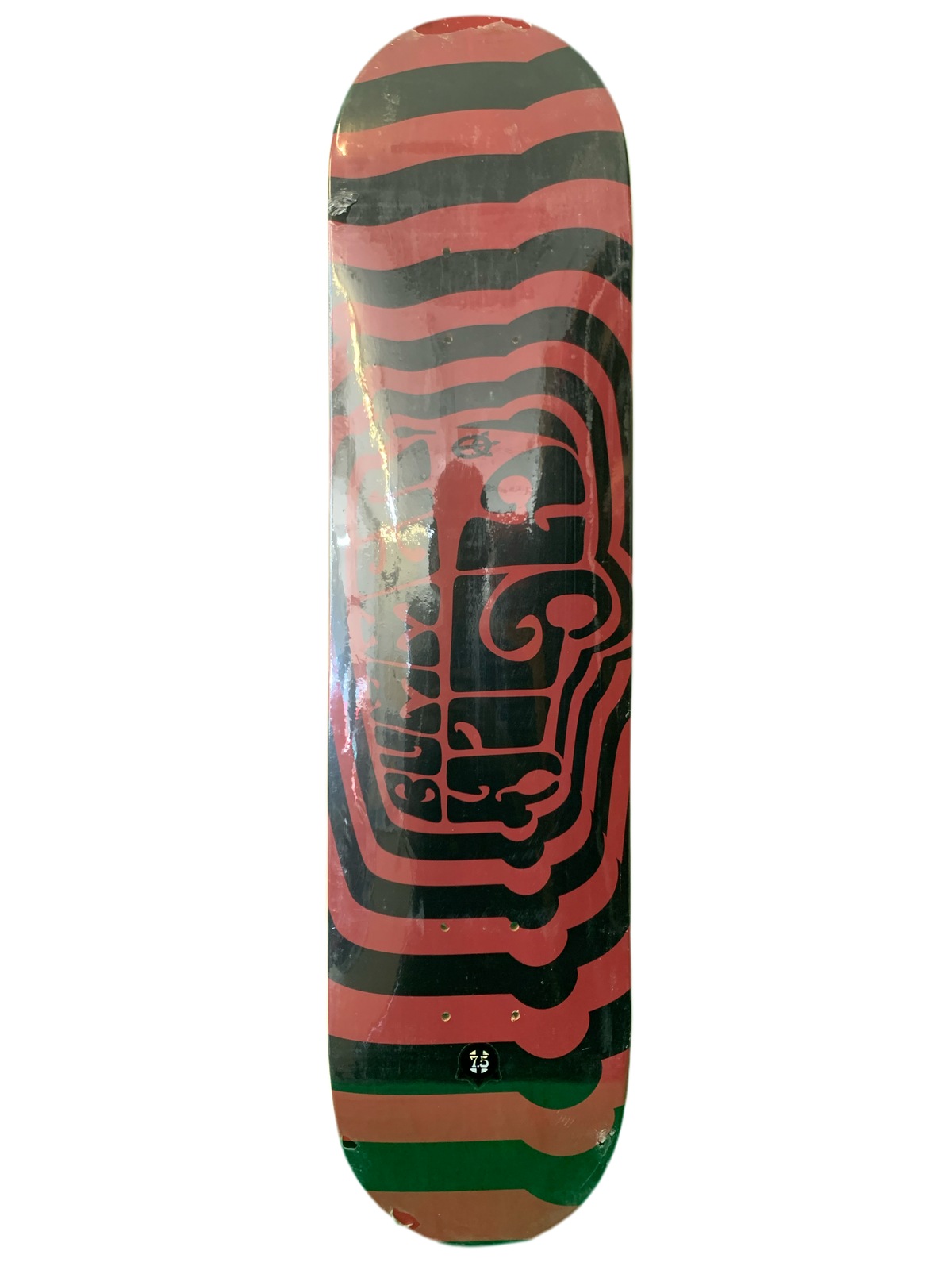 Bummer High Groovy Red/Black 7.5" Classic Skateboard Deck