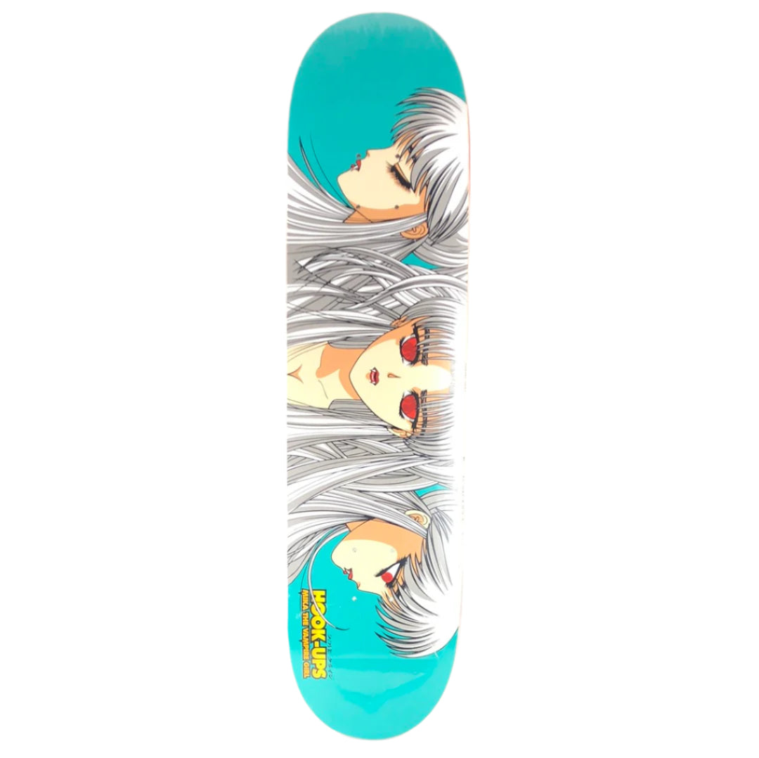 Hook-Ups Mika The Vampire Girl Teal 7.8" Skateboard Deck