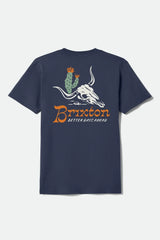 Brixton Barren Standard Navy S/s Shirt