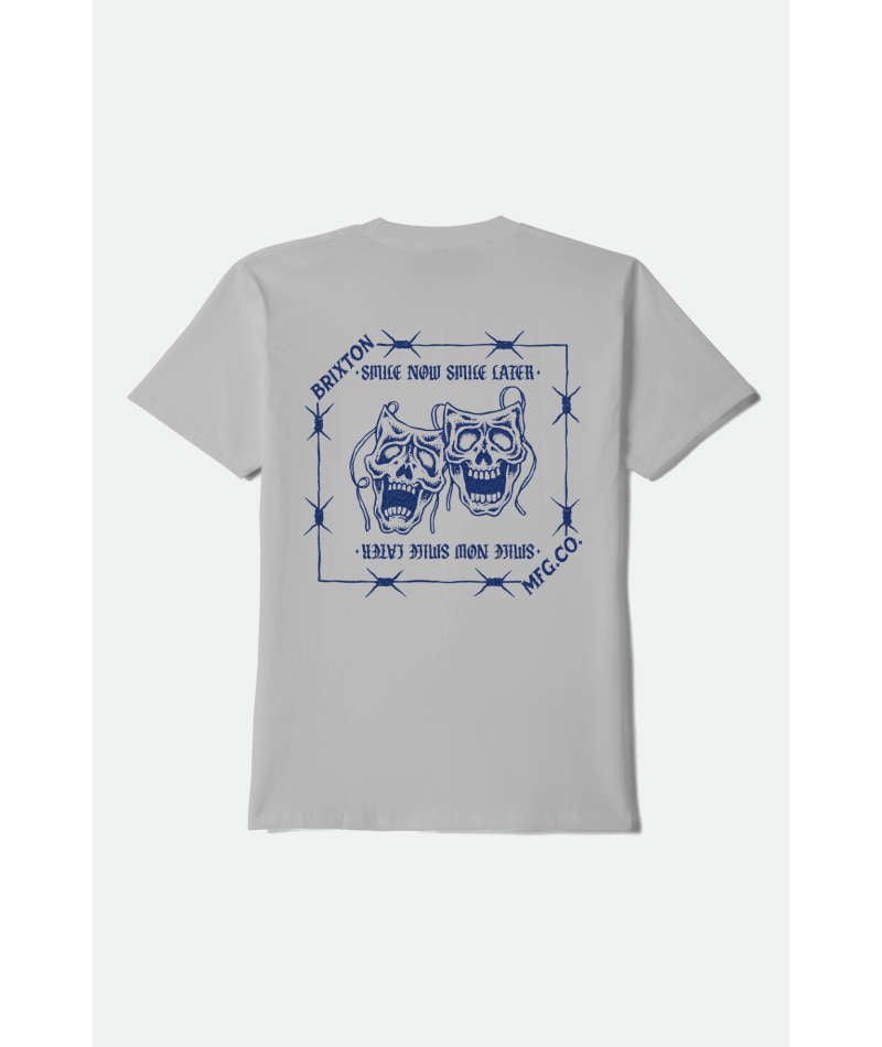 Brixton Smile Always Pebble Stone Worn Wash Standard S/s Shirt