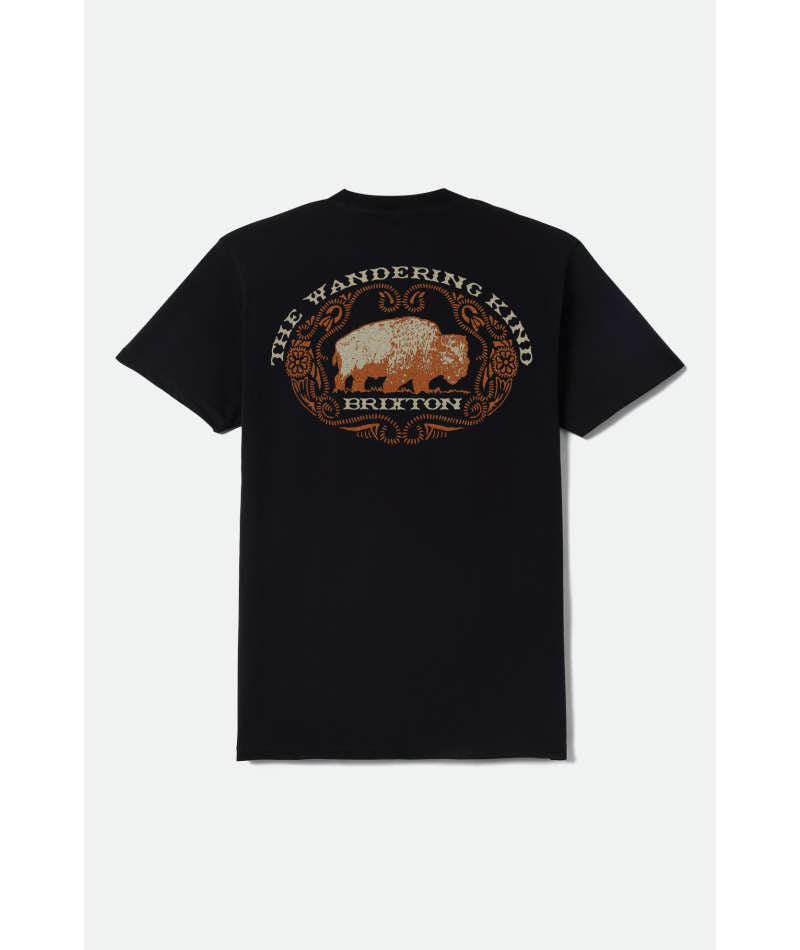 Brixton Coba Black Standard S/s Shirt