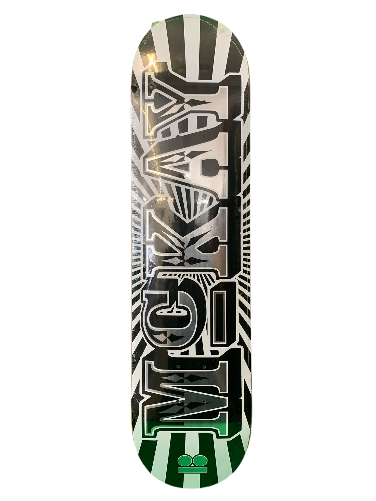 Plan B 2007 McKay Pro Silver/Black 7.625" Classic Skateboard Deck