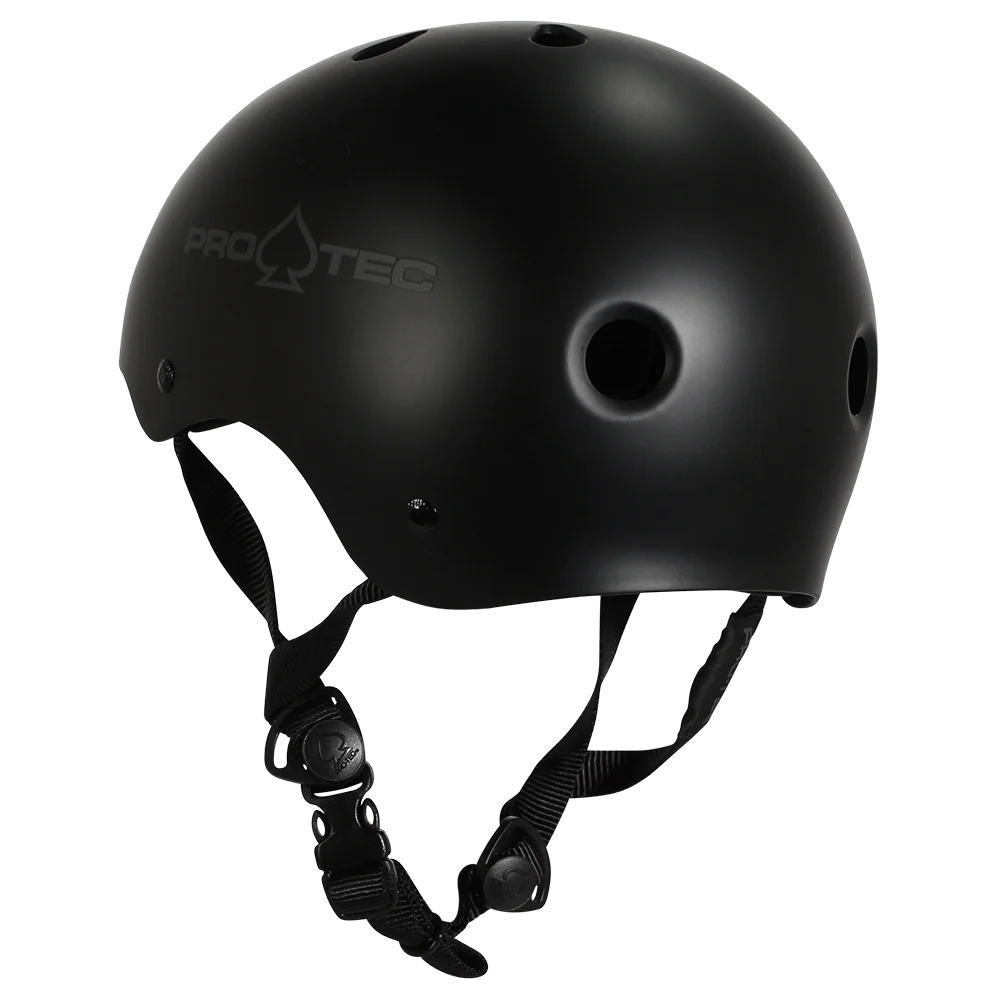 ProTec Classic Certified Matte Black Helmet