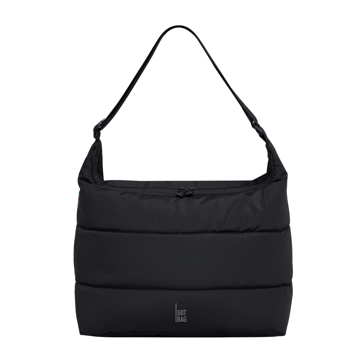 Got Bag Puffer Square Monochrome Black Large Bag
