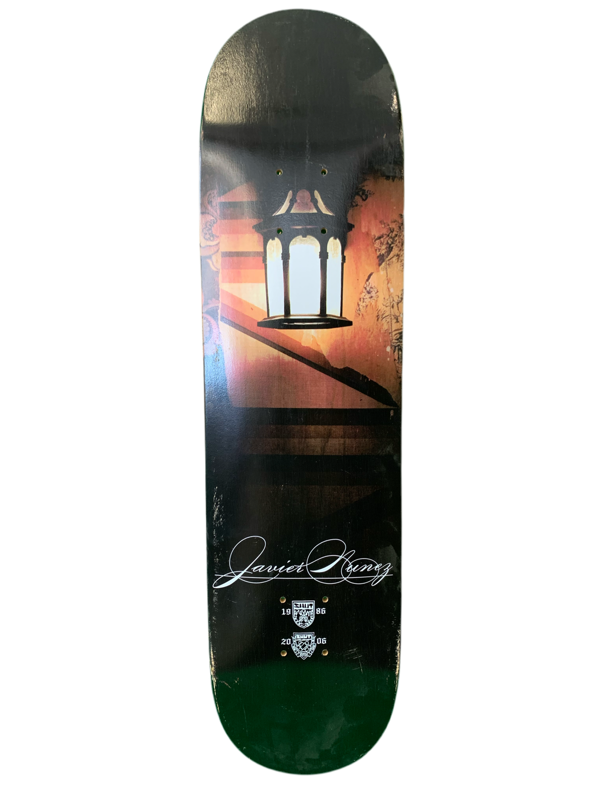 Shut Javier Nunez Lantern 20 Years 7.75" Classic Skateboard Deck