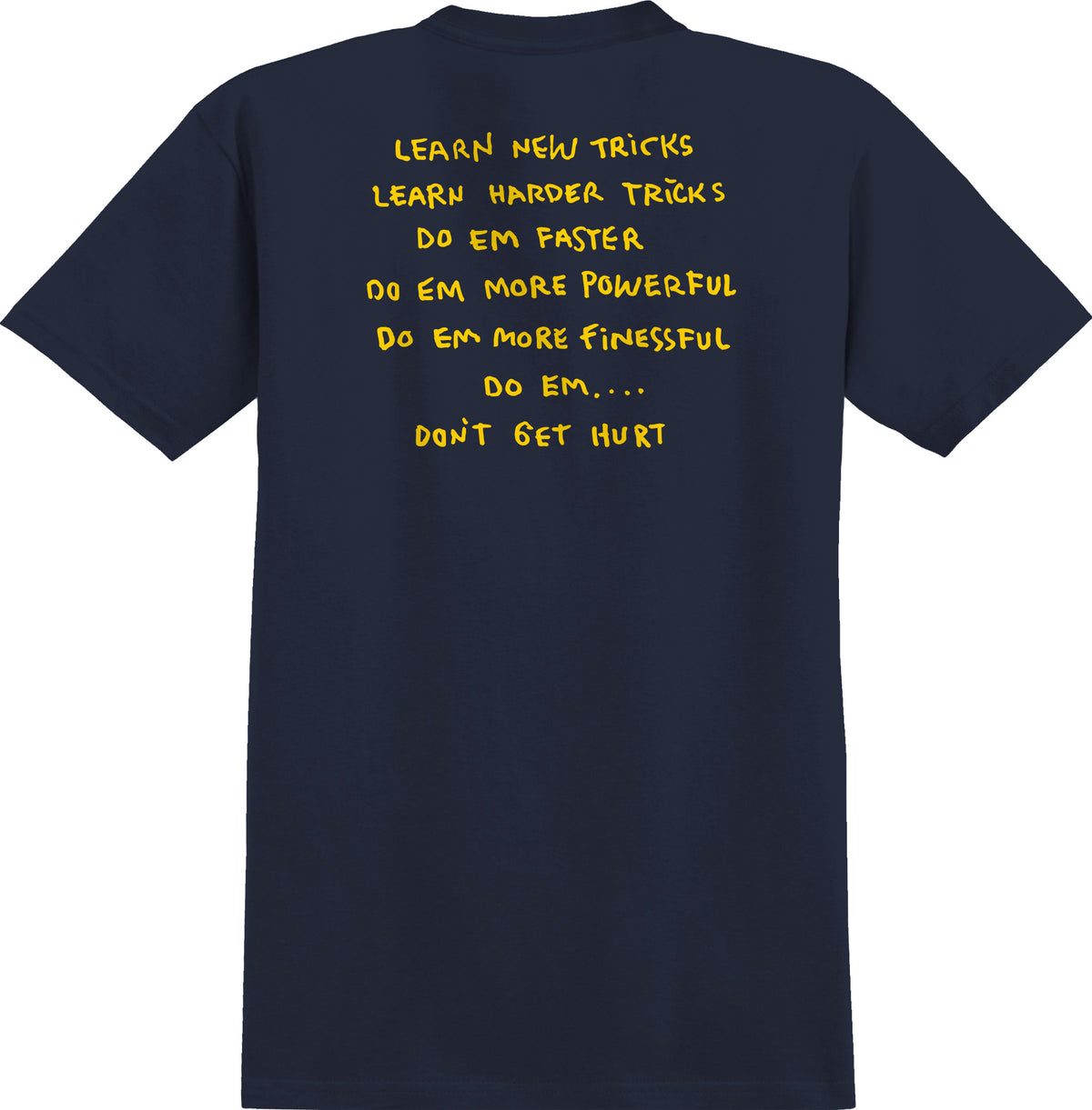 Krooked New Tricks True Navy Yellow S/s Shirt