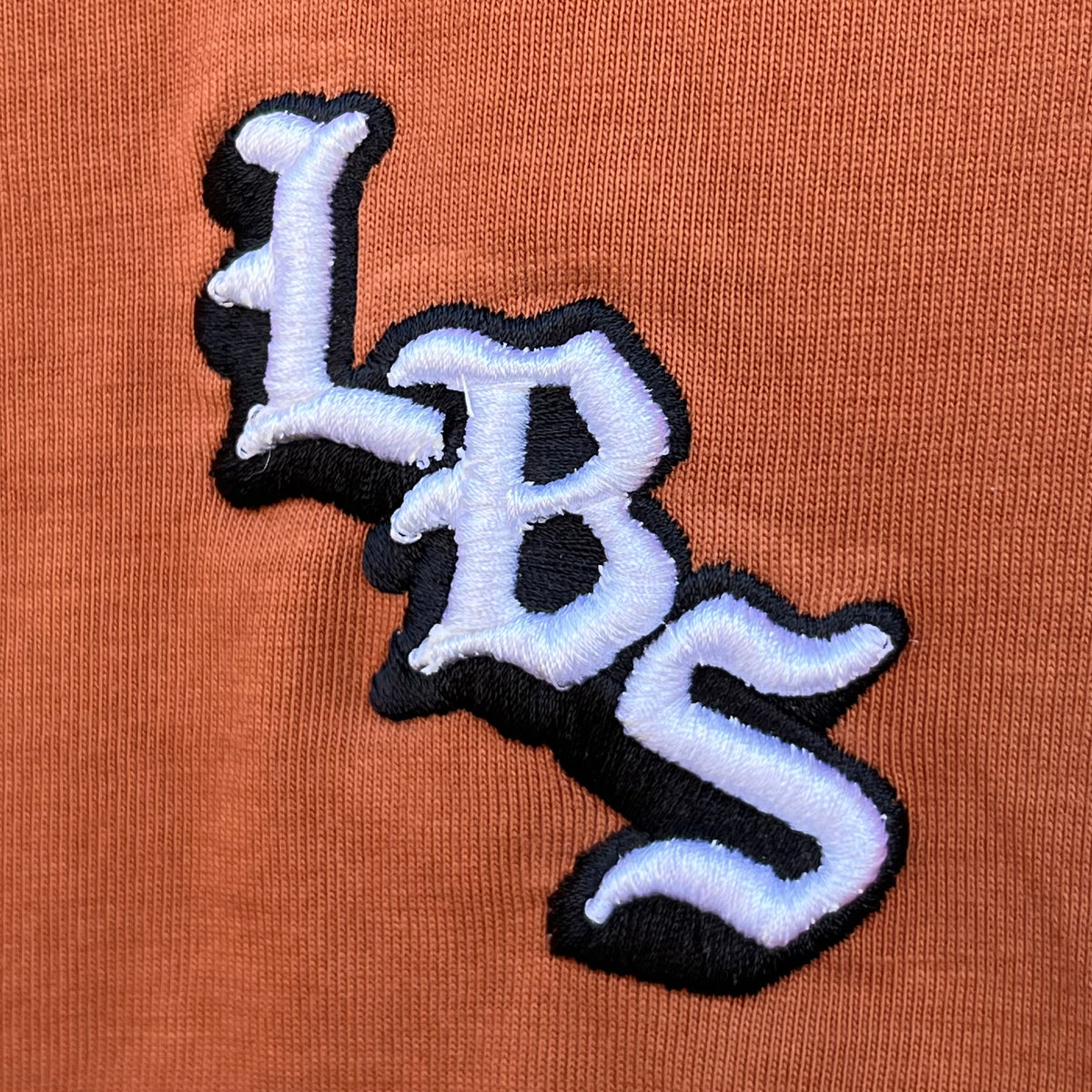 Long Beach Skate Co LBS Long Side Pigment Rust Oversized S/s Shirt