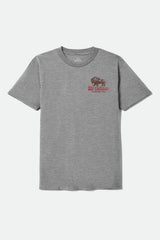 Brixton Drifter Standard Heather Grey S/s Shirt