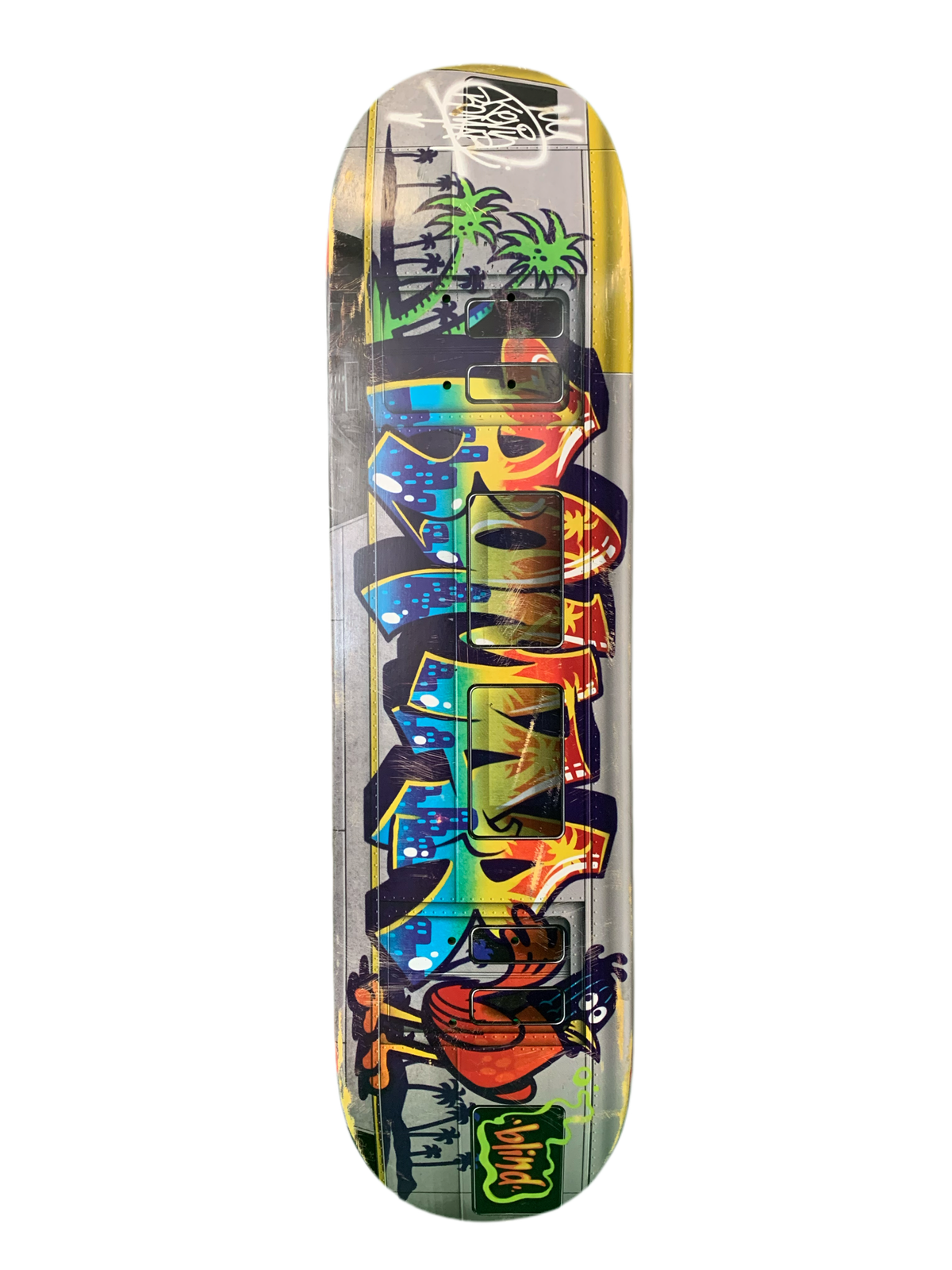 Blind Impact Kevin Romar Train Tag 7.9" Classic Skateboard Deck