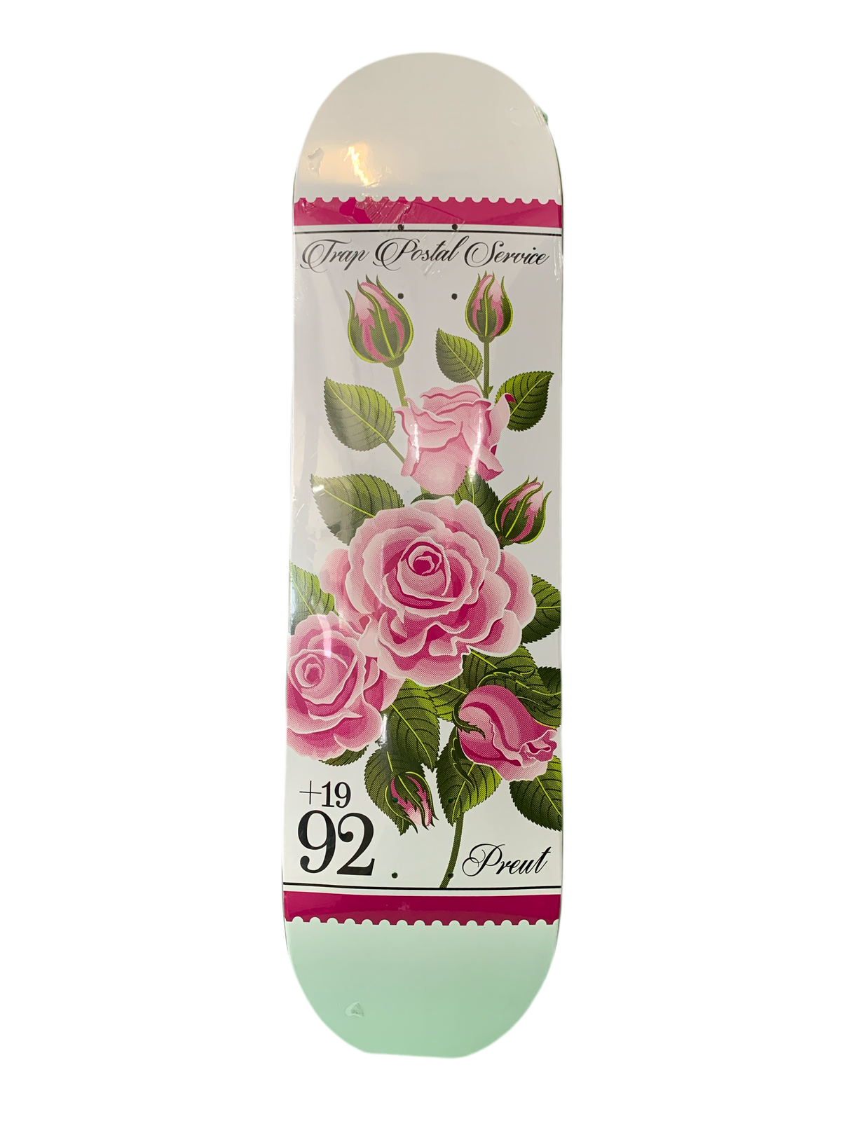 Trap Postal Service Roses 8.375” Classic Skateboard Deck