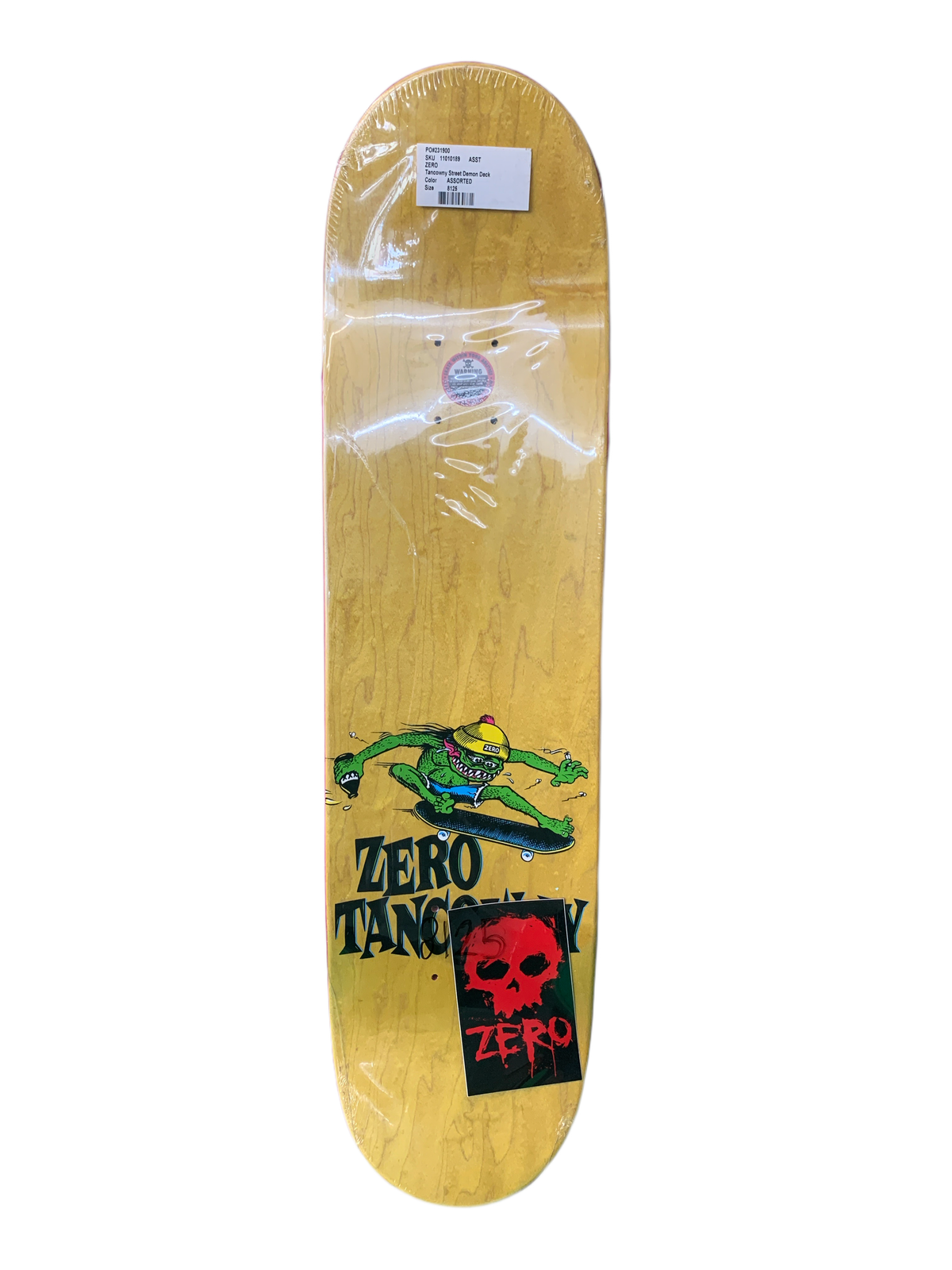 Zero 2010 Tancowny Street Demon 8.125" Classic Skateboard Deck