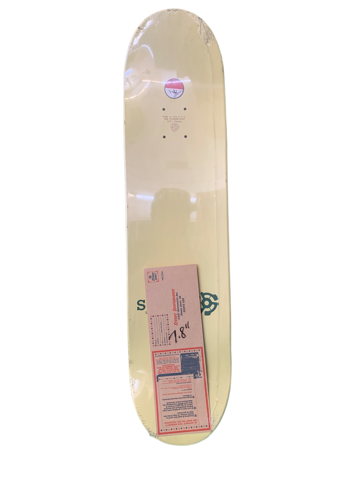 Stereo Danny Renaud Pro Model Olive 7.8" Classic Skateboard Deck