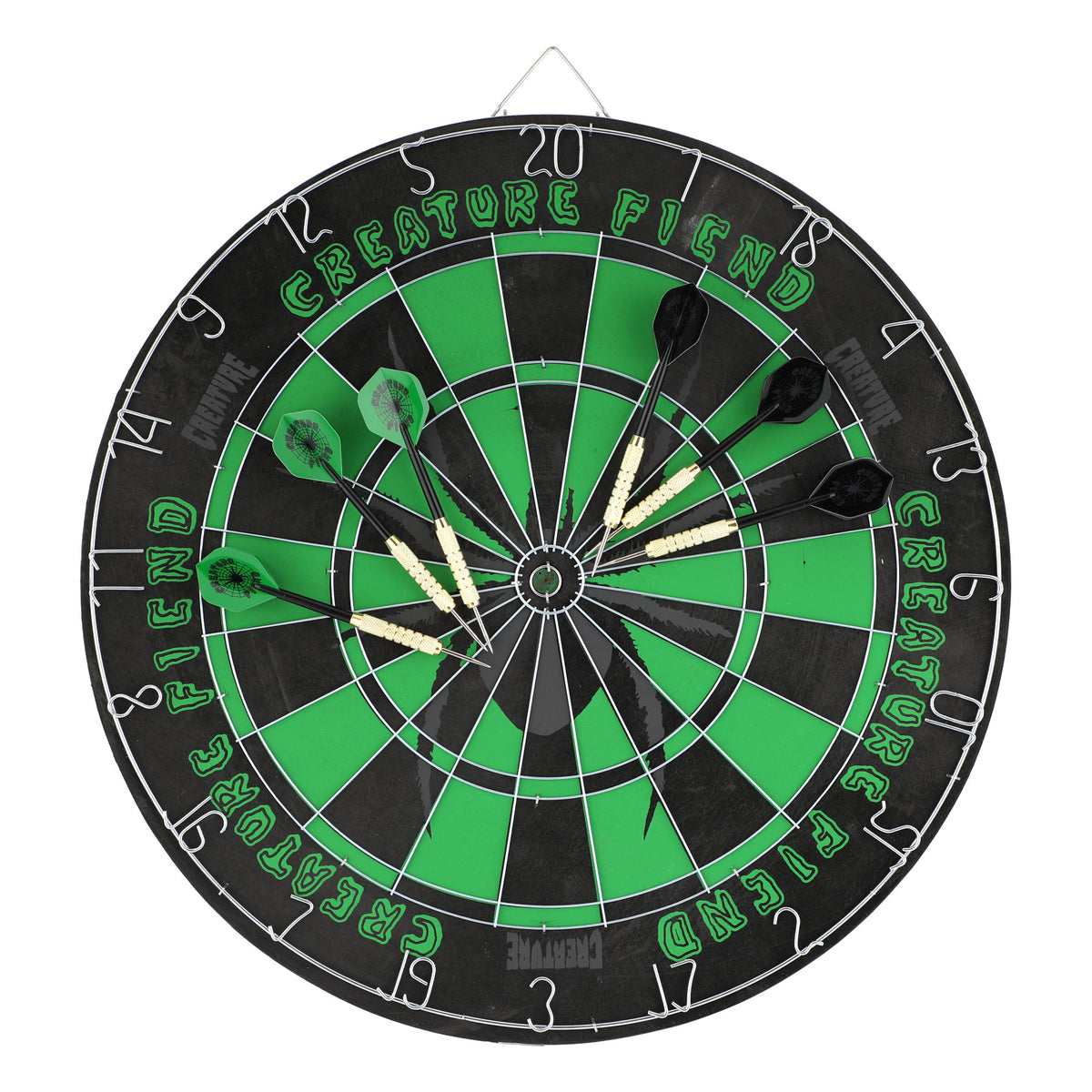Creature Web Dart Board Black/Dark Green
