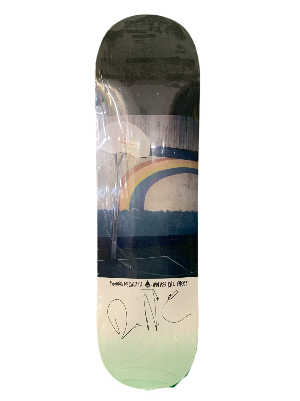 Dennis McGrath Signed Wolves Kill Sheep 8.5" Classic Skateboard Deck