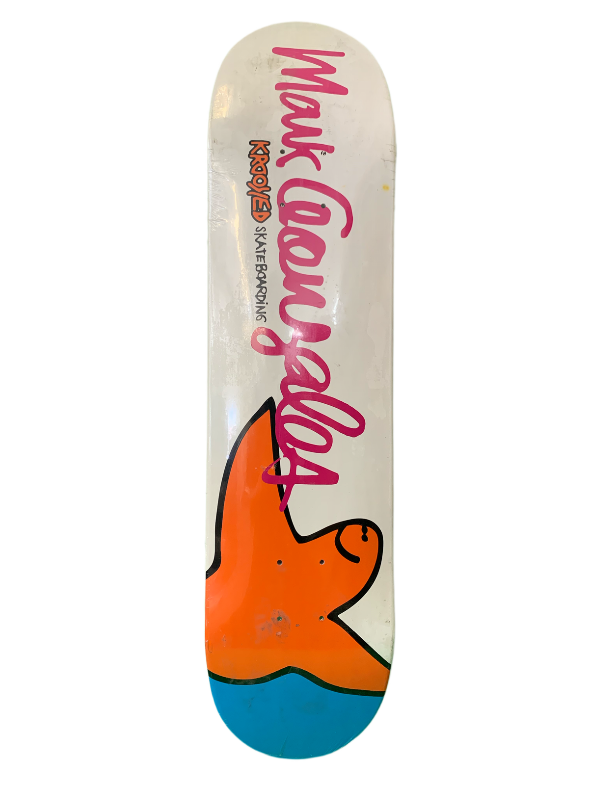Krooked Mark Gonz Gonzales Flyer Name 7.4" Classic Skateboard Deck