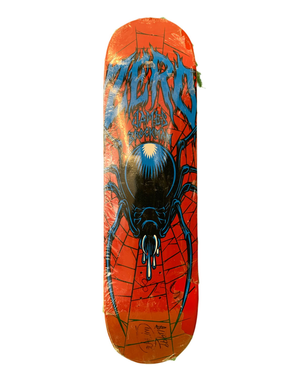 Zero James Brockman Amazing Spider Gripped 8.25" Classic Skateboard Deck