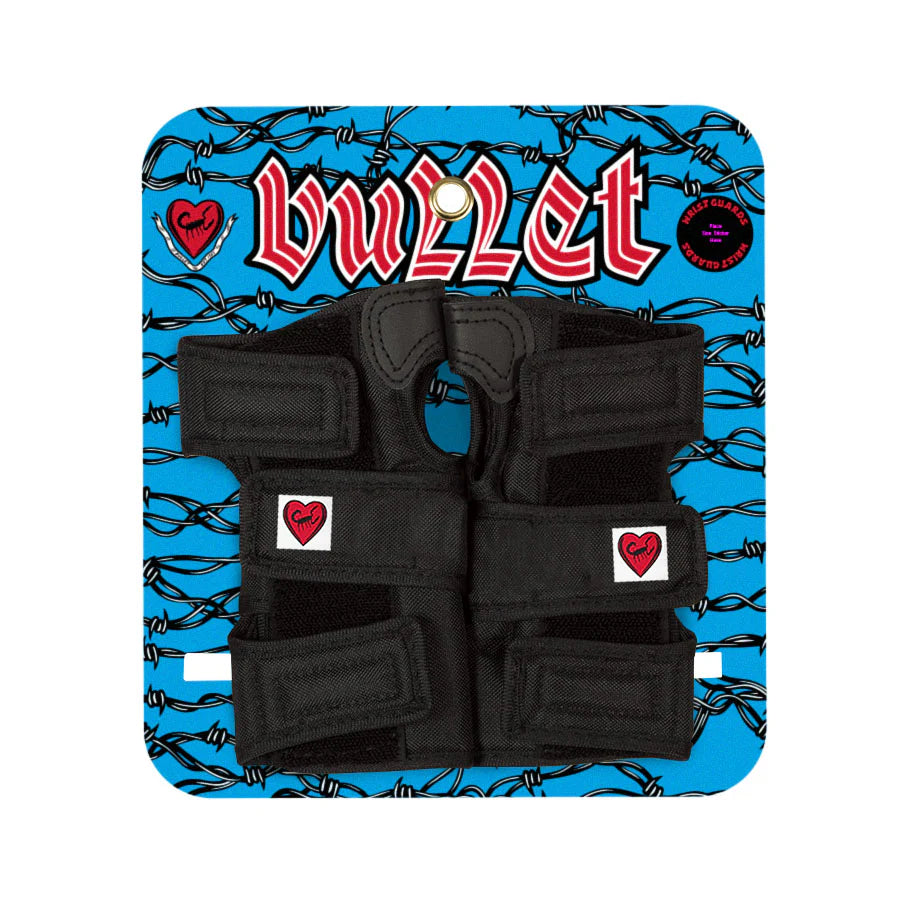 Bullet Black Wrist Guards