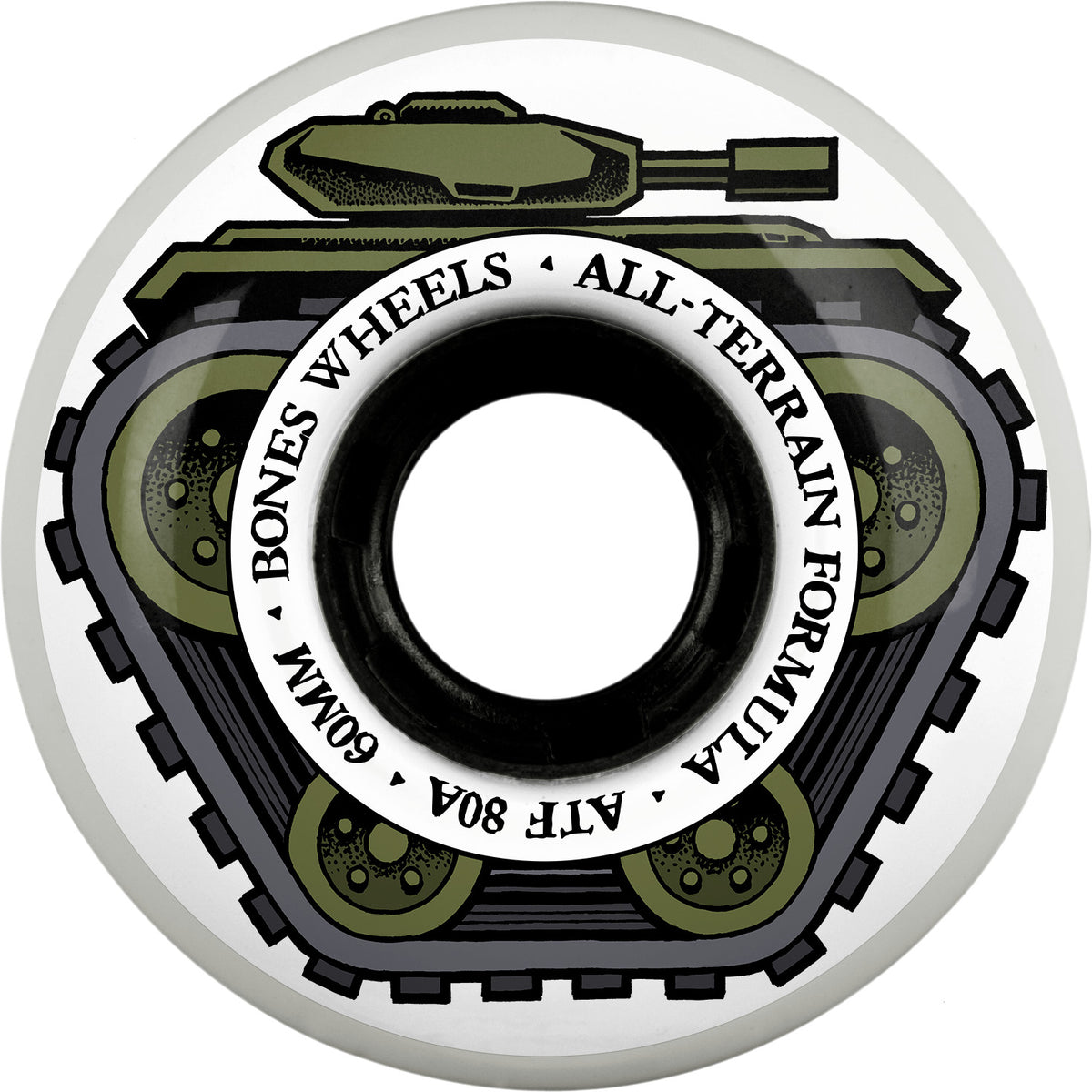 Bones ATF All Tank Filmers 80a 60mm Cruiser Skateboard Wheels