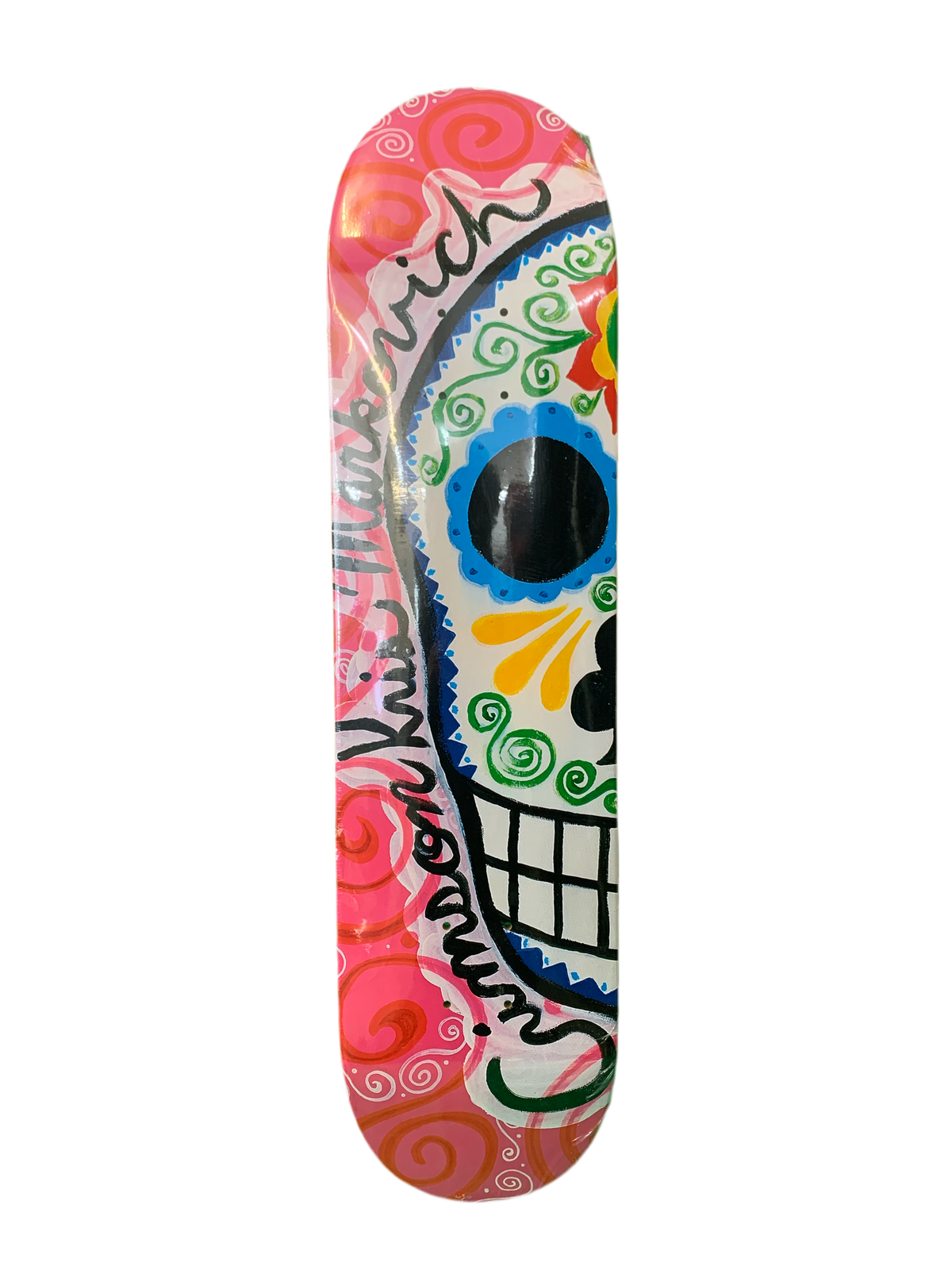 Crimson Kris Markovich Muertos Skull 7.8" Classic Skateboard Deck