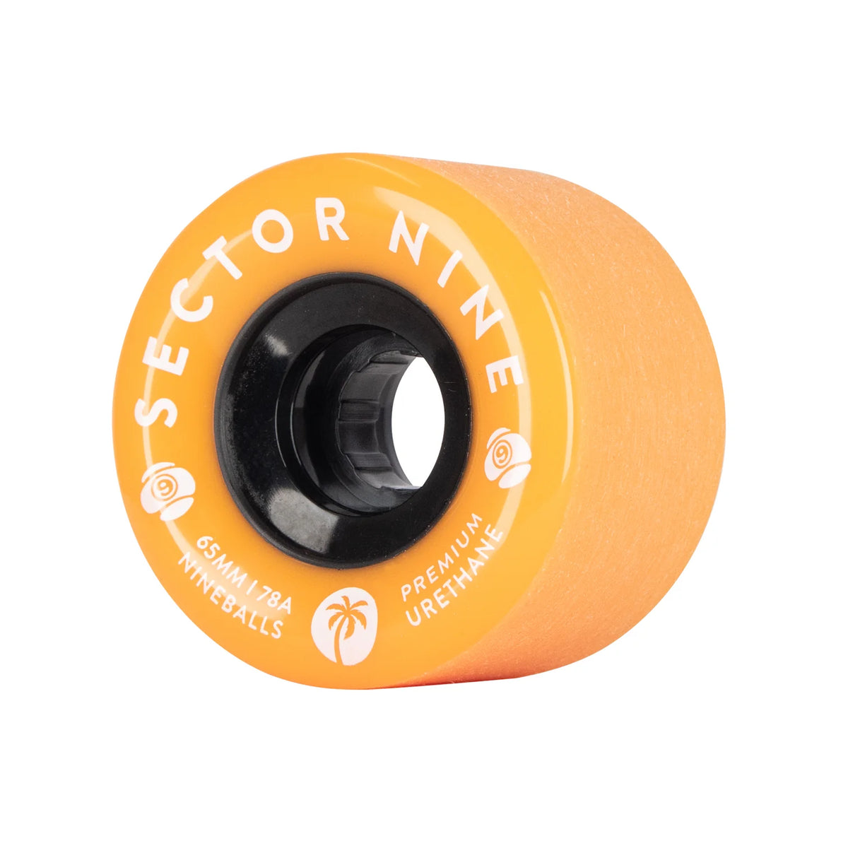 Sector Nine Nineballs Tangerine 65mm 78a Cruiser Skateboard Wheels
