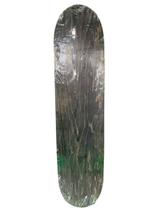 Rasa Libre Peacock Feather White Green Blue 8.25" Classic Skateboard Deck