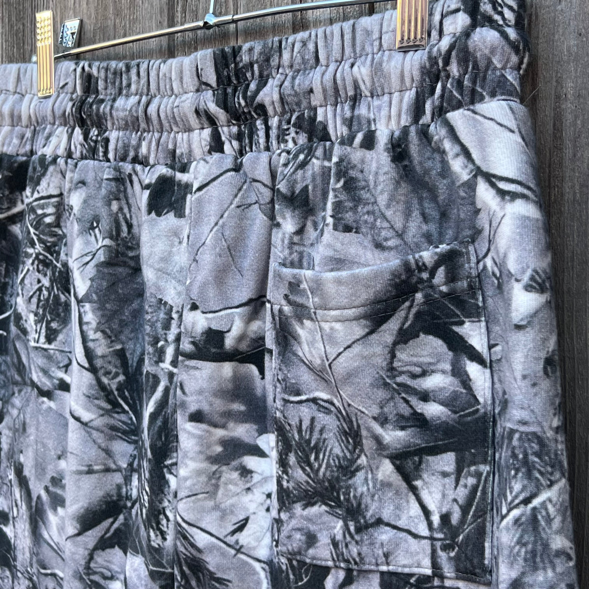 Long Beach Skate Co LBS Long Side Vintage Grey Wood Camo Special Pant