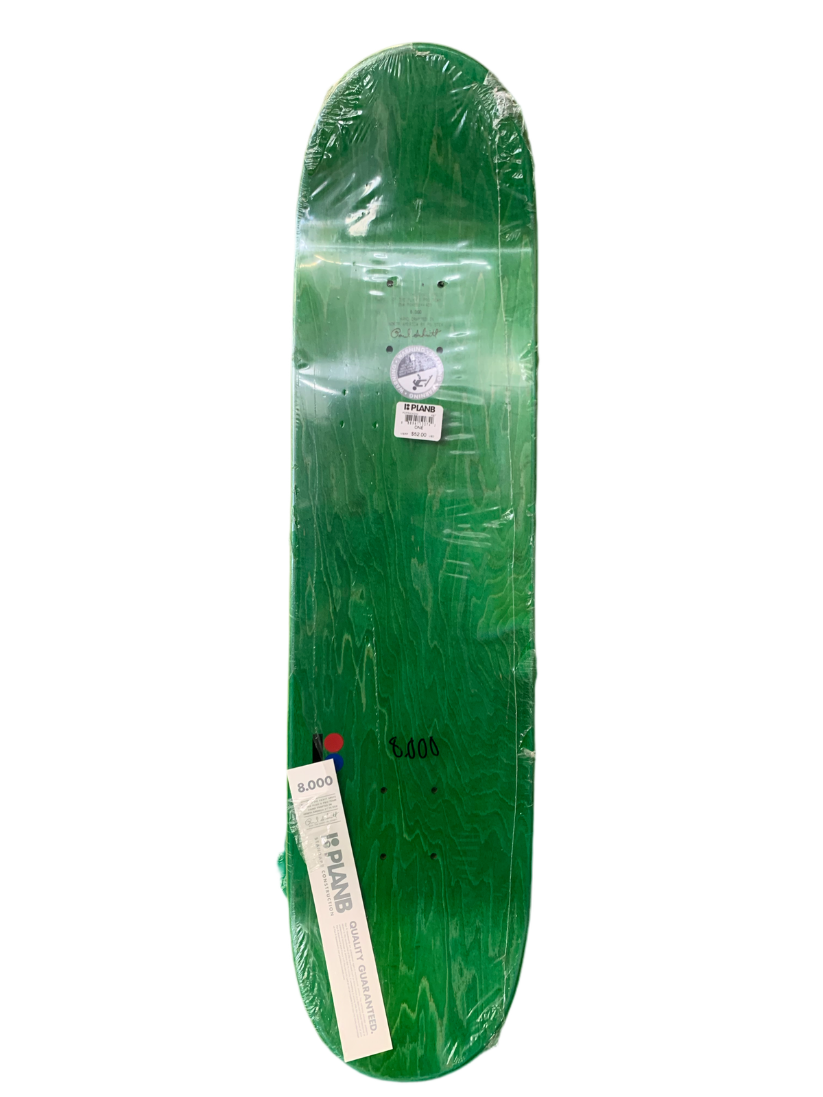 Plan B Danny Way Robotic Eagle Red 8" Classic Skateboard Deck