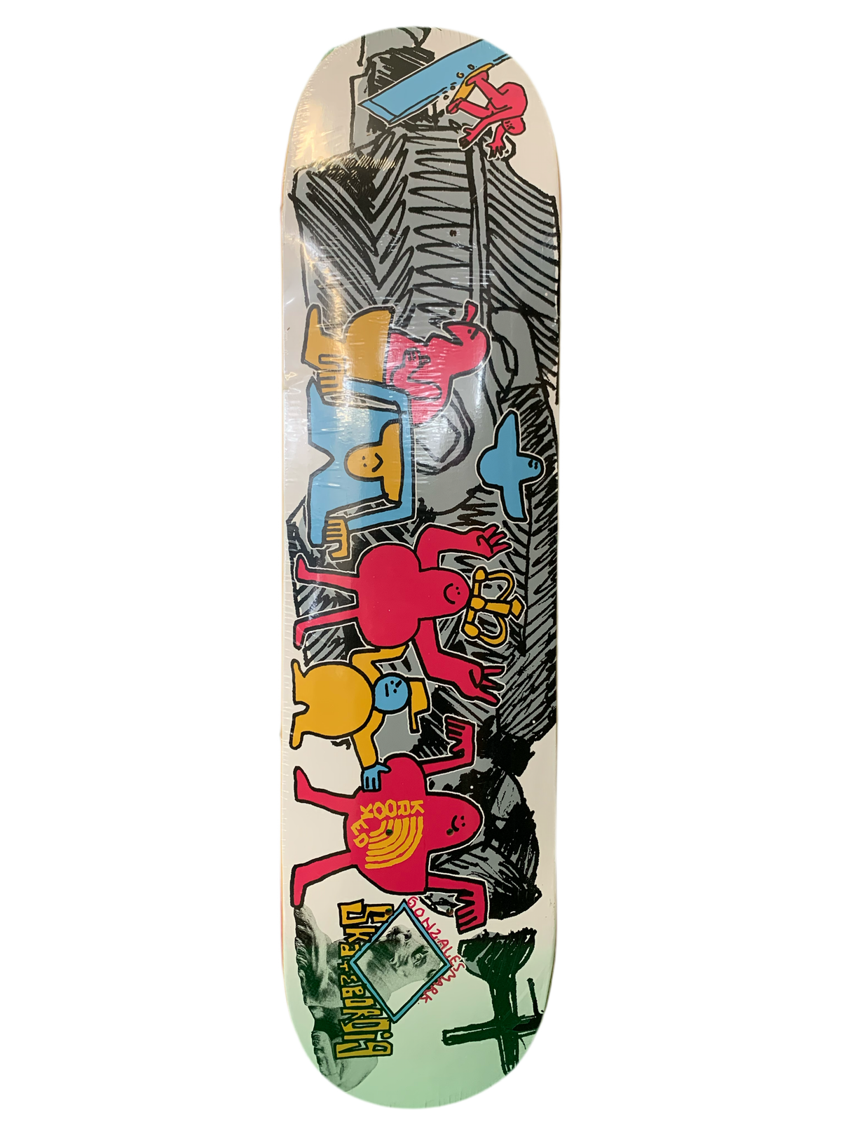 Krooked Mark Gonzales Landscape Art 7.75" Classic Skateboard Deck