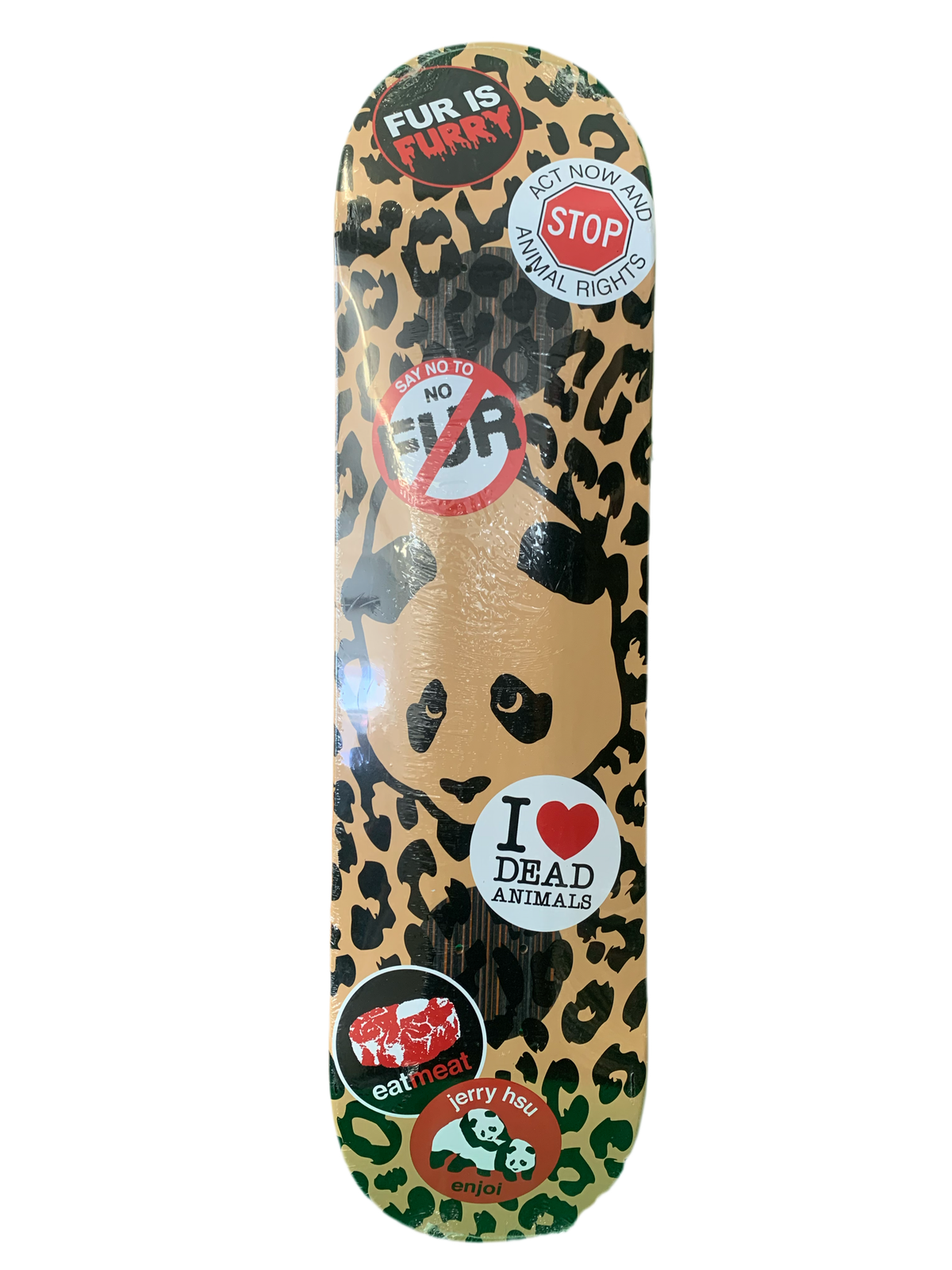 Enjoi Jerry Hsu I Love Dead Animals 8.25" Classic Skateboard Deck