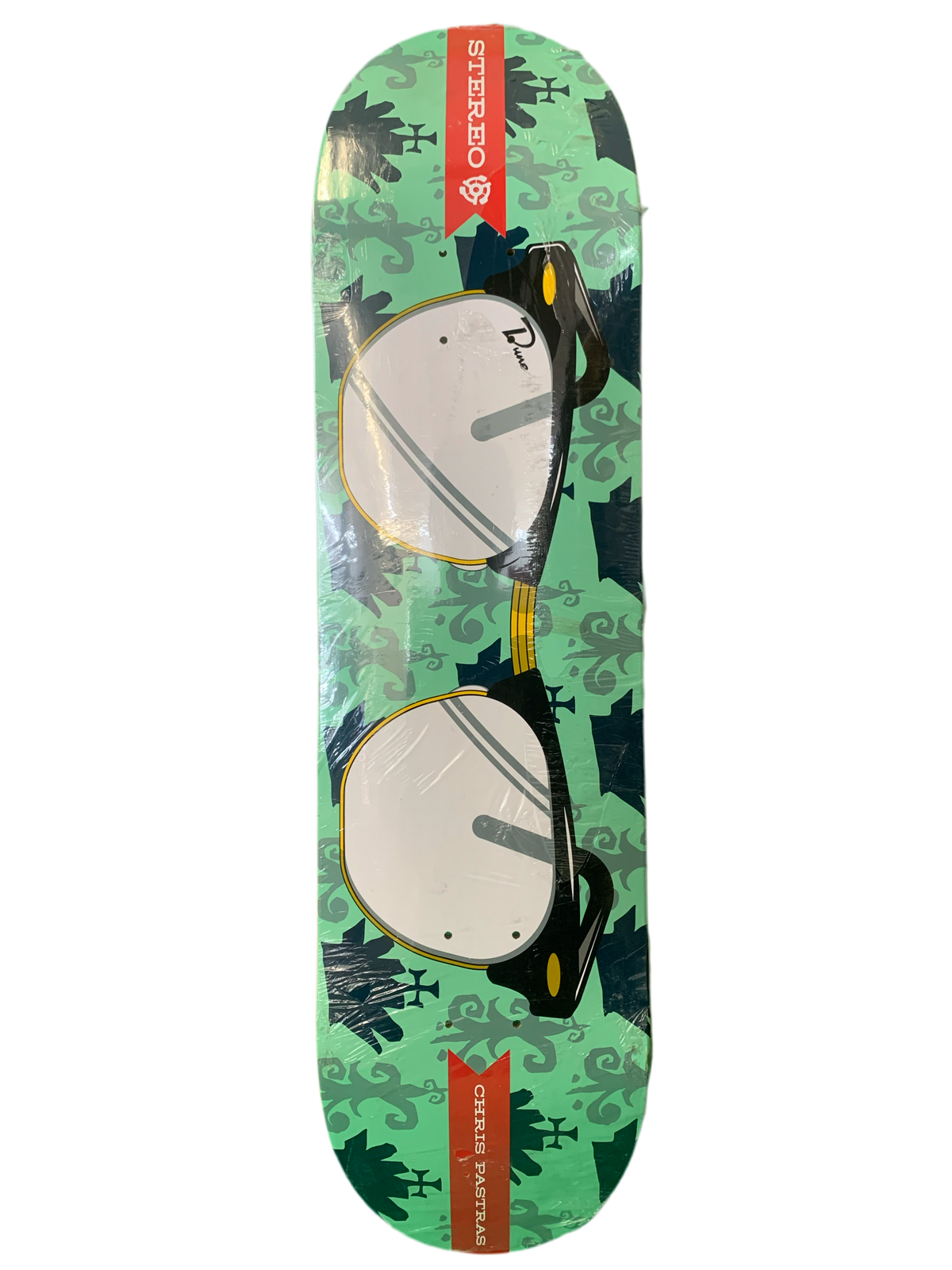 Stereo Chris "Dune" Pastras Glasses 8.25" Classic Skateboard Deck