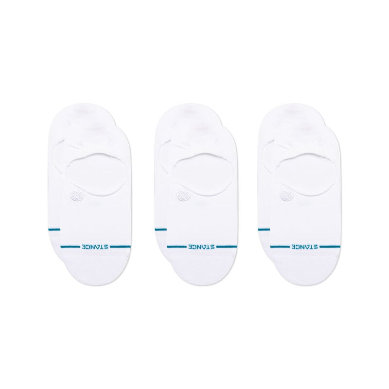 Stance Icon No Show 3 Pack White Socks