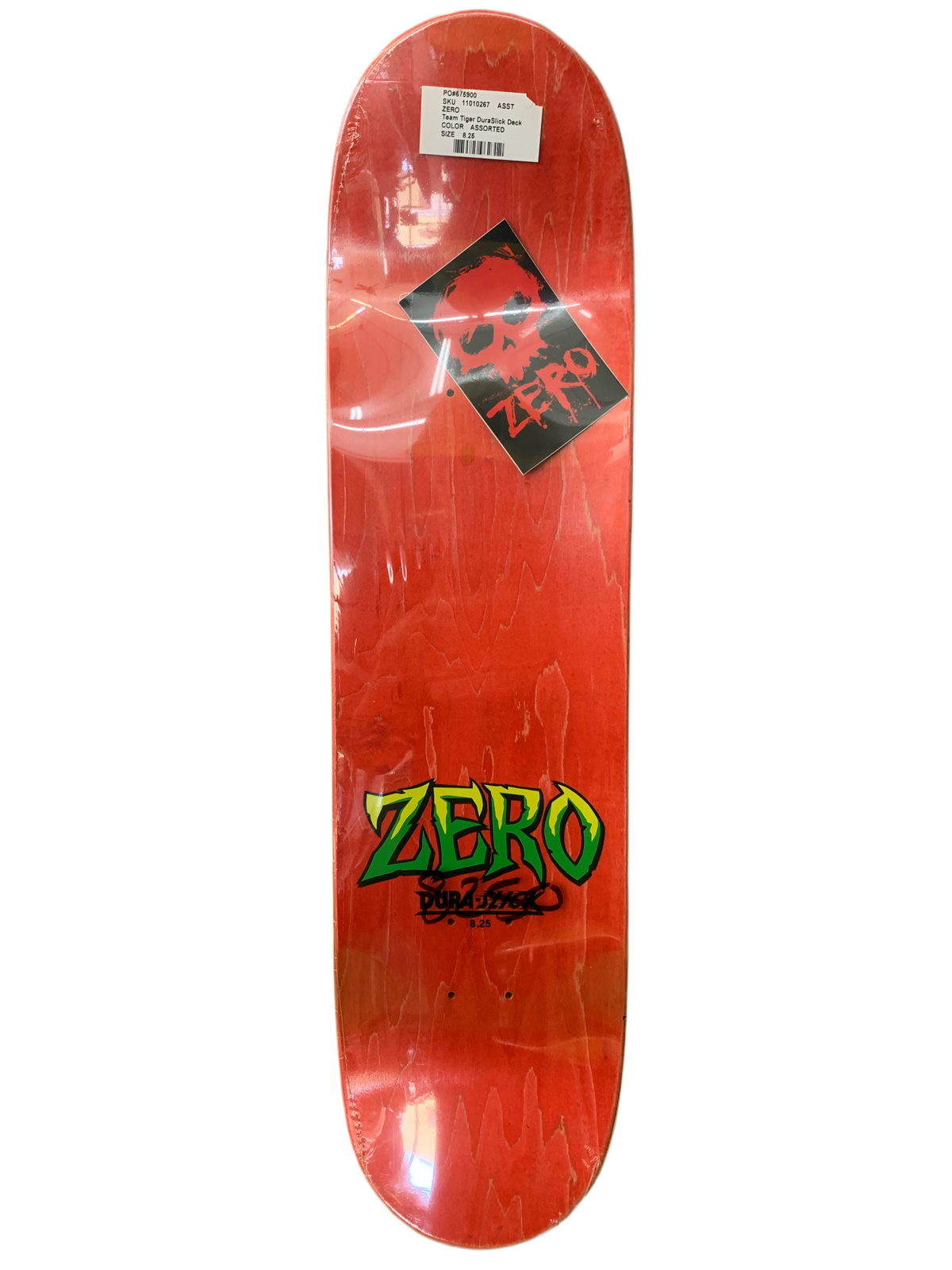 Zero Team Tiger DuraSlick 8.25" Classic Skateboard Deck