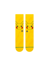 Stance Pikachu Bolt Crew Yellow Socks