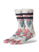 Stance Poinsettia Paradise Crew Grey Socks