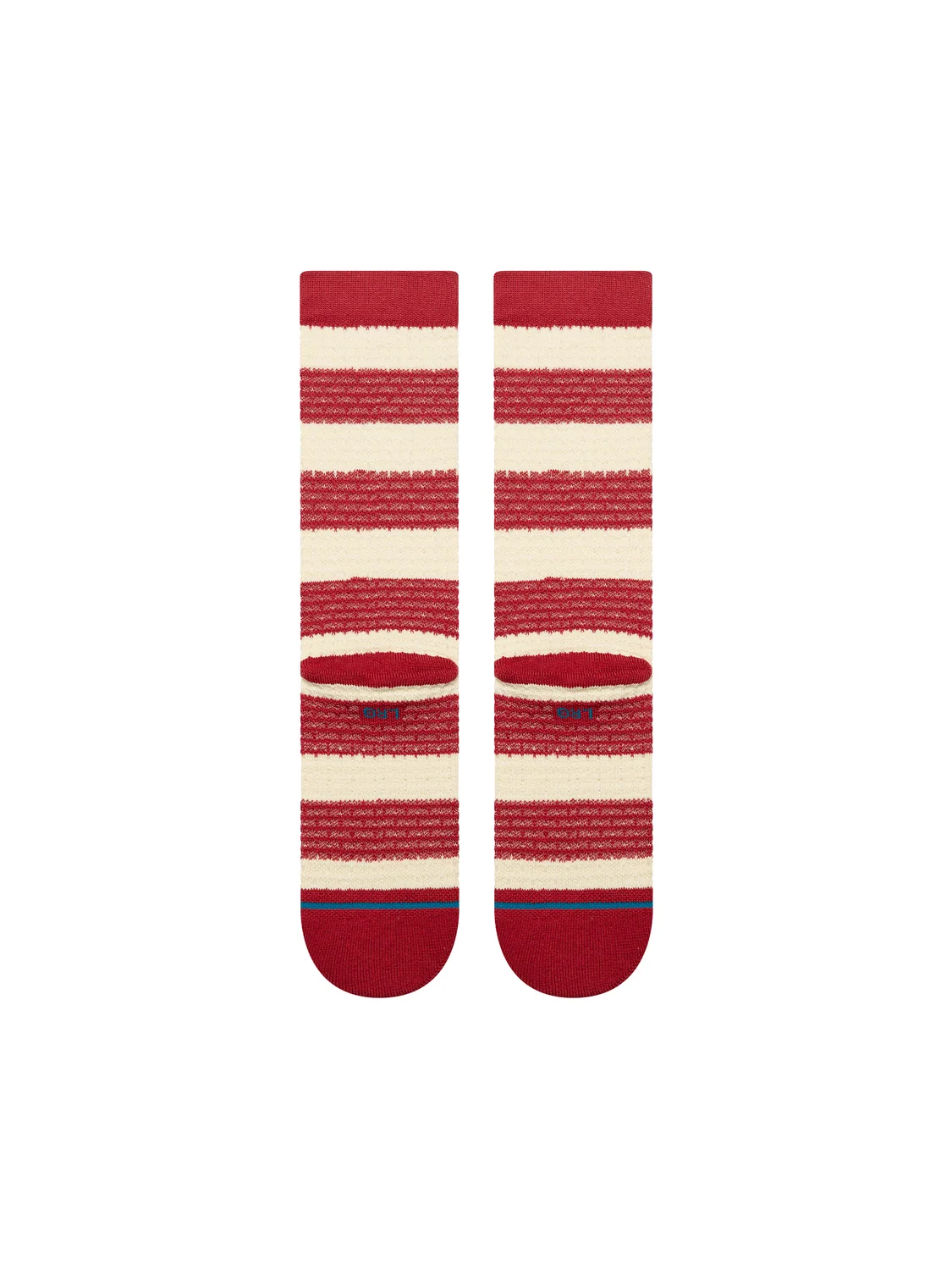 Stance Peppermint Waffle Crew Red Socks