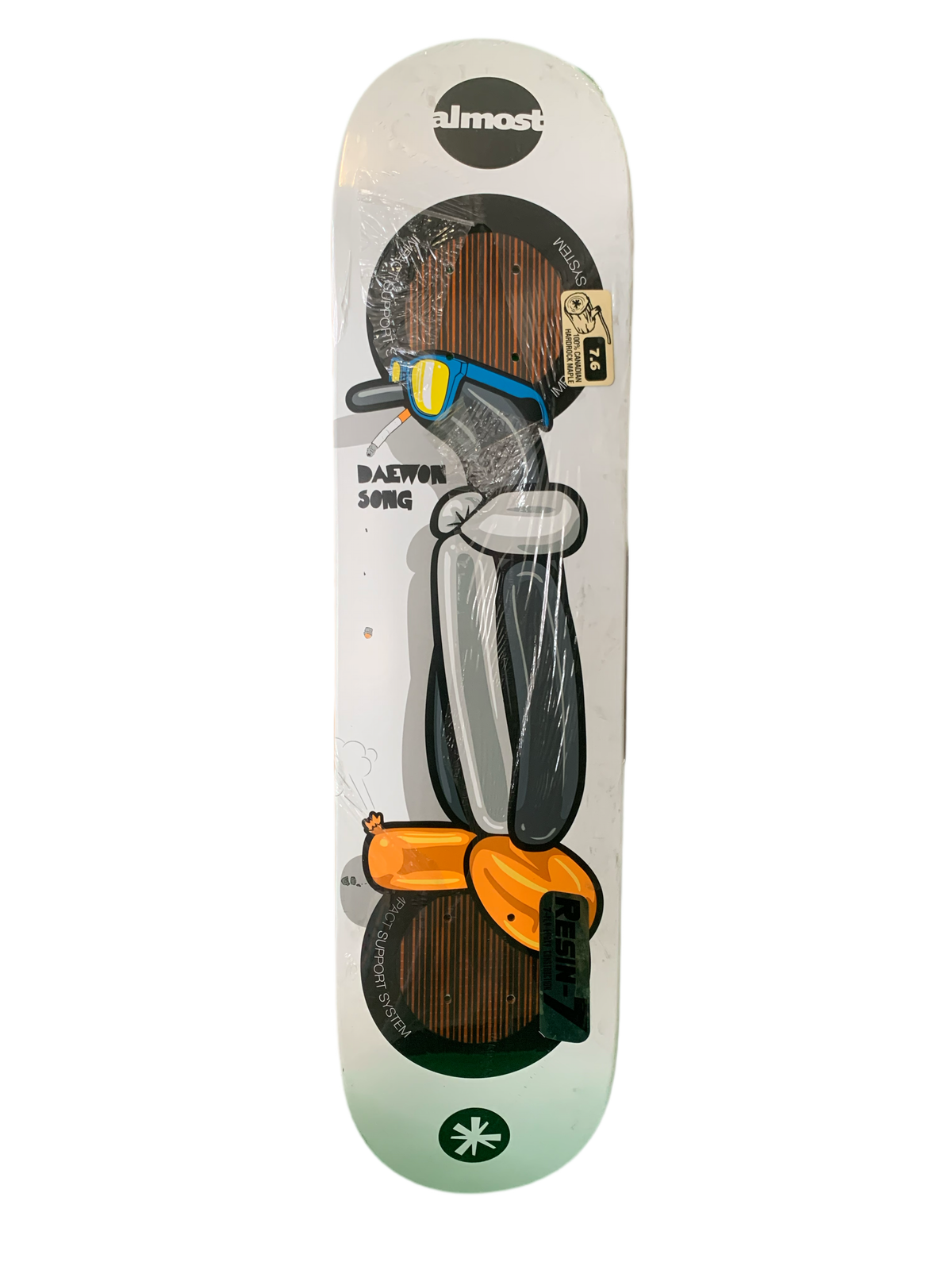 Almost Daewon Song Balloon Impact Support 7.6" Classic Skateboard Deck
