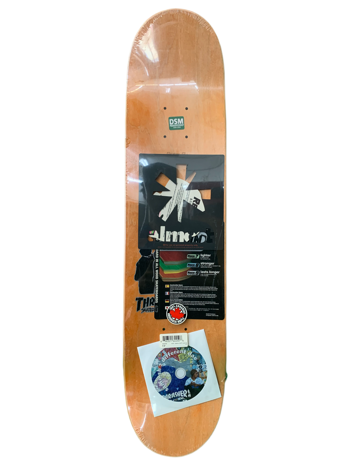 Almost Daewon Song Signed SOTY 2006 7.6" Classic Skateboard Deck