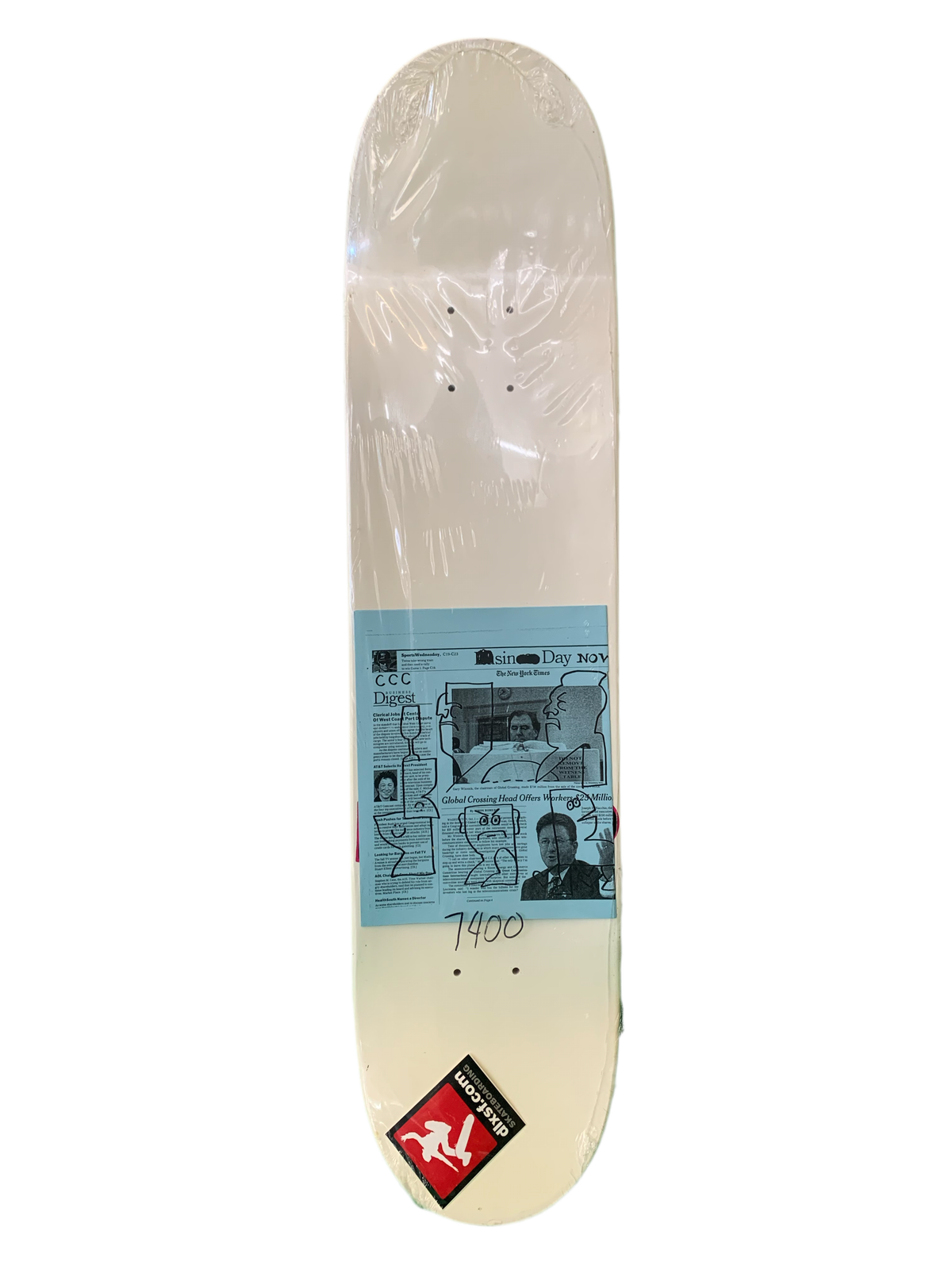 Krooked Mark Gonz Gonzales Flyer Name 7.4" Classic Skateboard Deck