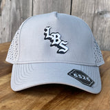 Long Beach Skate LBS Long Side Performance Water Repellent Grey Snapback Hat