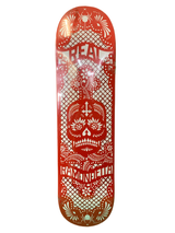 Real Peter Ramondetta Skull Red/White 7.75" Classic Skateboard Deck