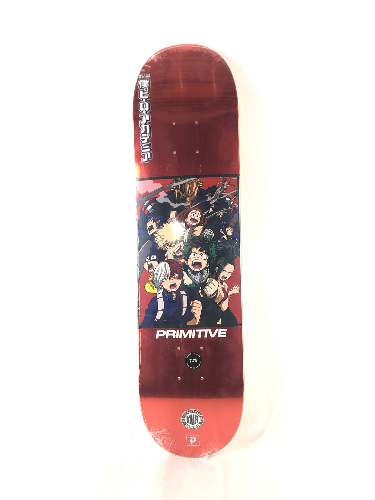 Primitive My Hero Academia Red Foil Multicolor 7.75" Deck