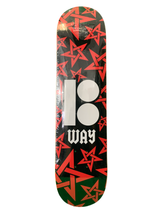 Plan B Danny Way Red Stars 7.75" Classic Skateboard Deck