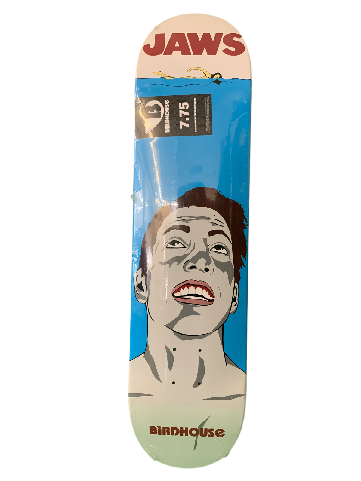 Birdhouse Aaron Jaws Homoki Shark Poster 7.75" Classic Skateboard Deck