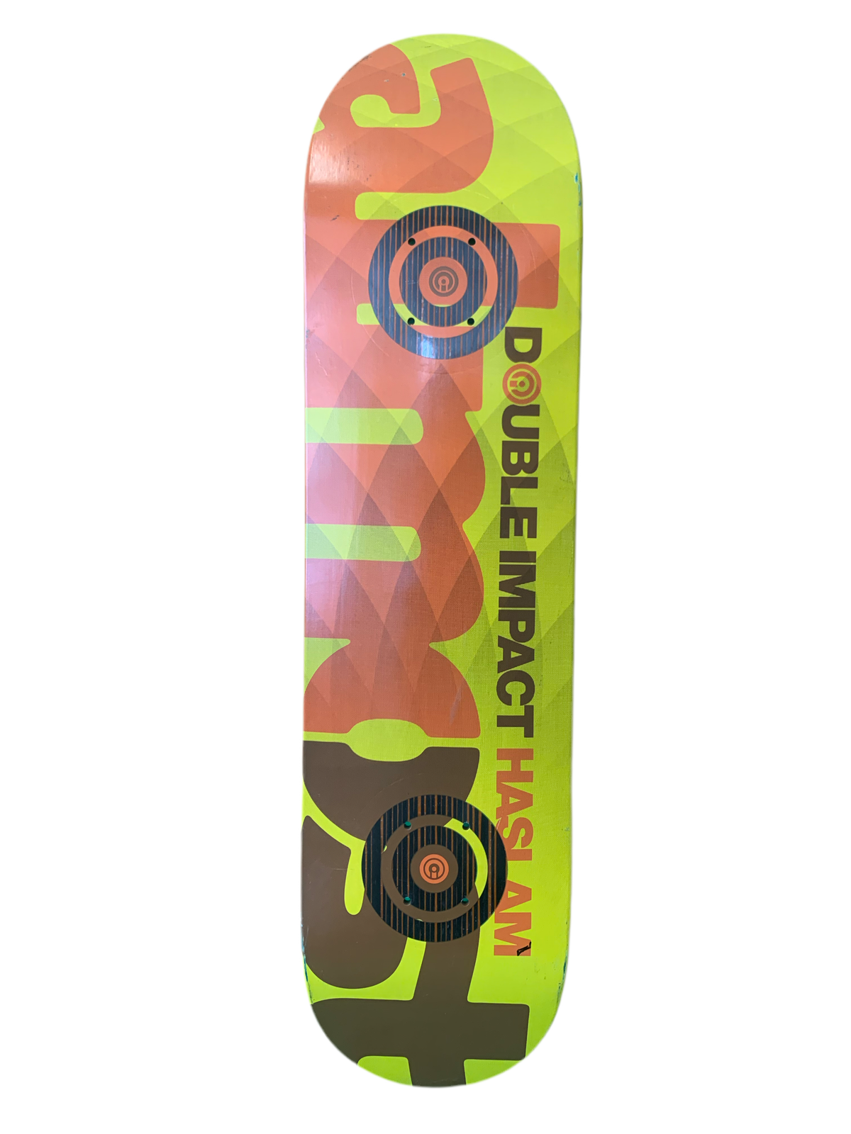 Almost Chris Haslam Double Impact Prototype 7.6" Classic Skateboard Deck