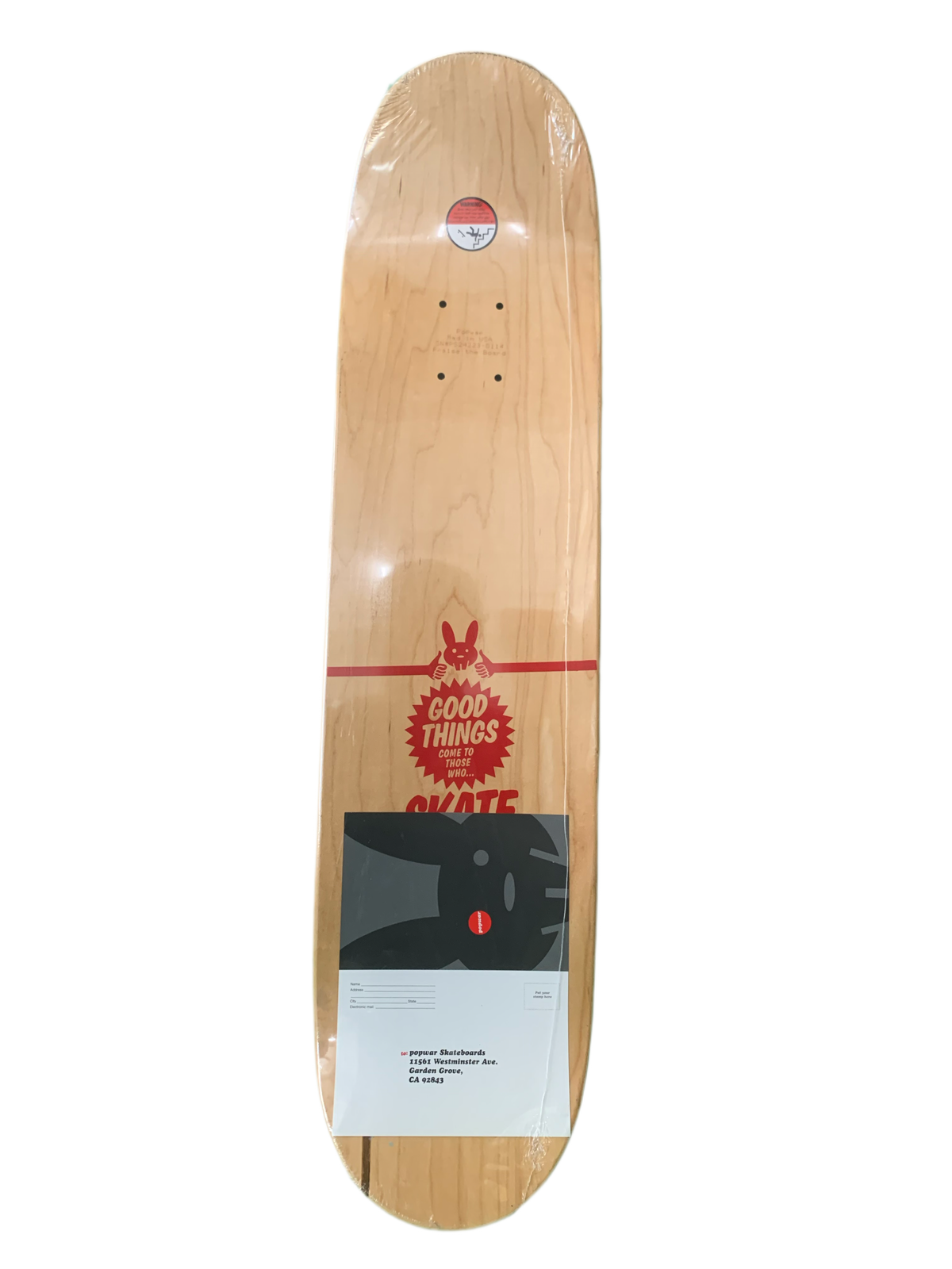 Popwar Kenny Reed Trophy Blue 7.8" Classic Skateboard Deck